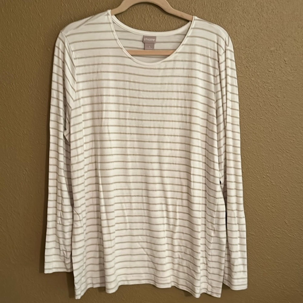 Chico size 3 knit top